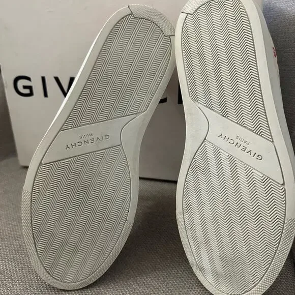 Givenchy Logo Canvas Sneakers Fashion Tennis Shoes Pink Red 37 - Picture 9 of 11